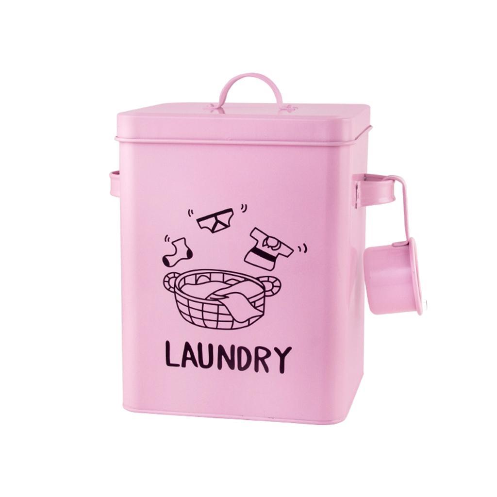 Multipurpose Cereal Dispenser Storage Box Household Tin Laundry Boxes