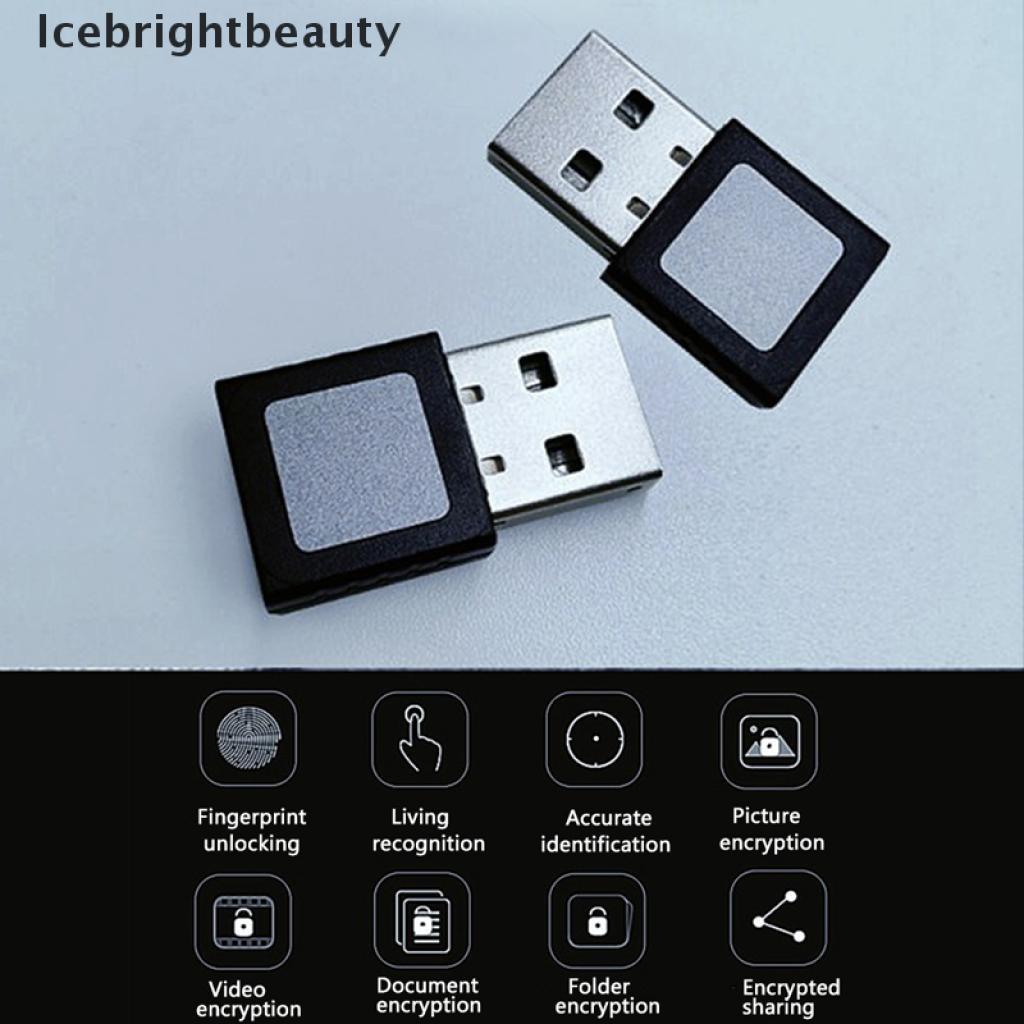 Icebrightbeauty Smart ID USB Fingerprint Reader For Windows 10 32/64Bit Password-Free Login Lock VN