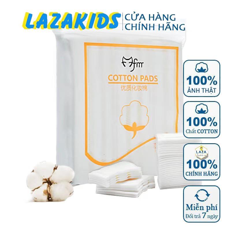 Sỉ  Bông Tẩy Trang 3 Lớp Cotton Pads 222 miếng loại 100% bông tự nhiên cao cấp bông tự nhiên nội địa