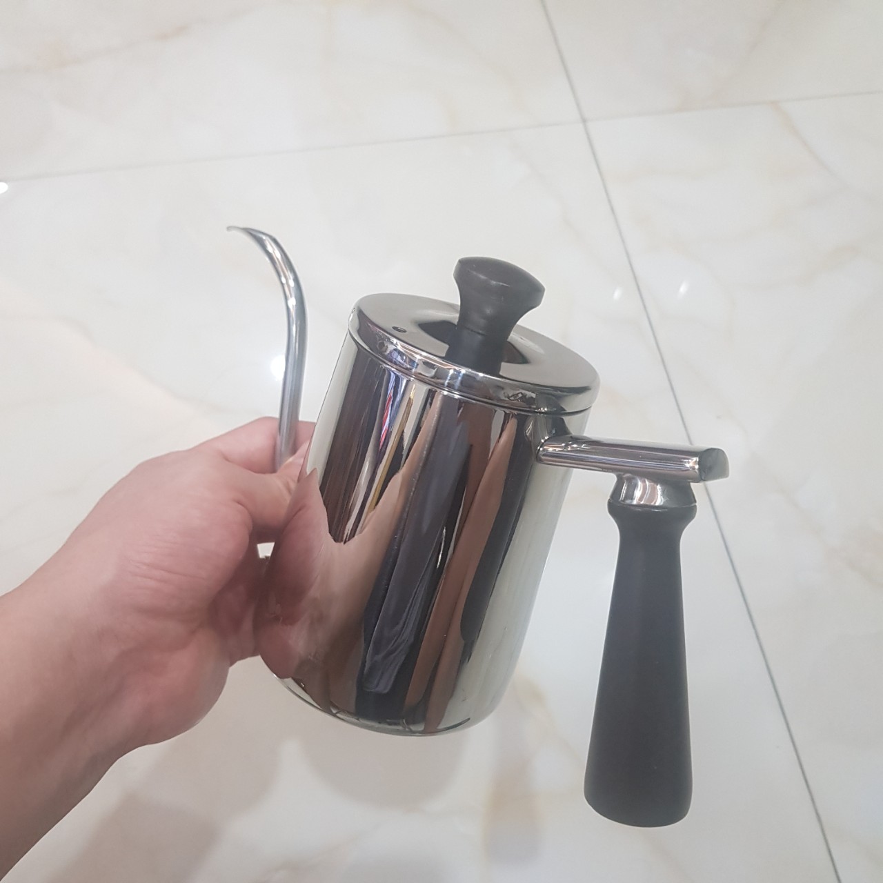 Ấm drip rót cà phê cổ ngỗng chuyên nghiệp L-Beans SD-201901 - Hàng Nhập Khẩu