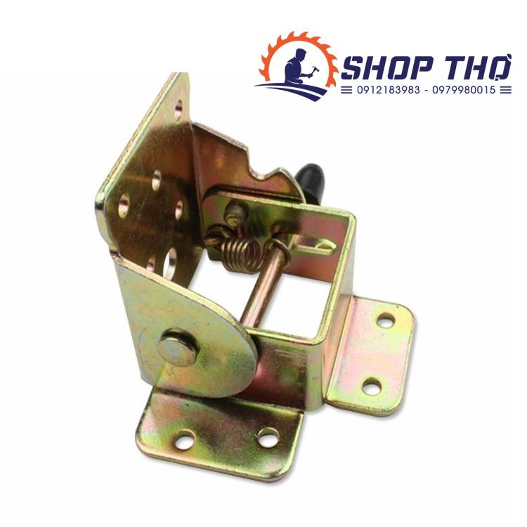 Bản lề chân bàn gấp loại lẫy và nút ấn nhanh