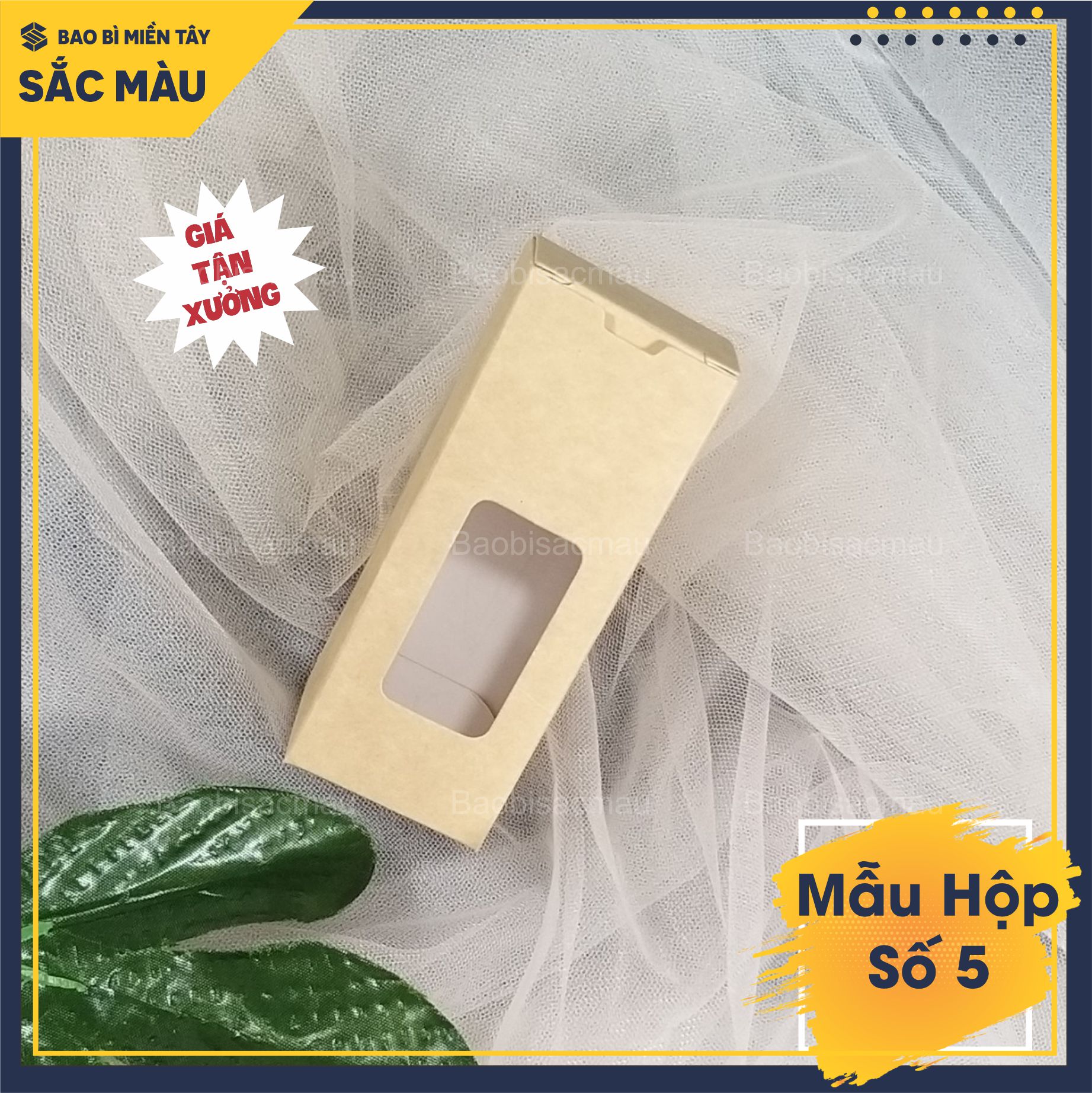 5 Hộp đựng tinh dầu, chai thủy tinh, nước hoa chiết 50ML ( Hộp số 5)