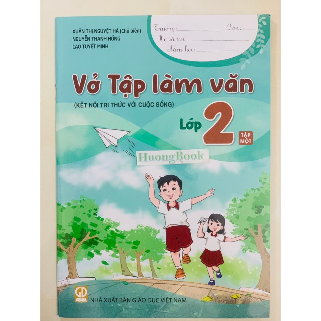 Sách - Combo Vở tập làm văn lớp 2 tập 1+2 - HA