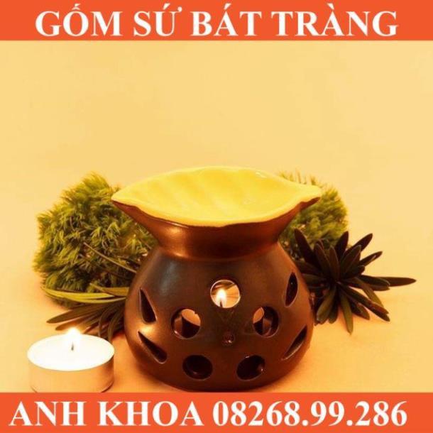 Đèn xông tinh dầu NẾN Bát Tràng giao ngẫu nhiên - Gốm sứ Bát Tràng Anh Khoa