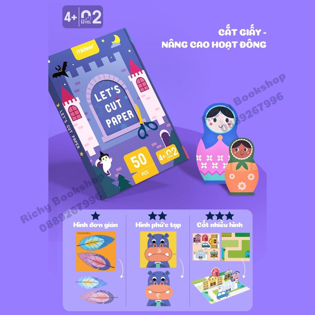 Đồ Chơi Cắt Giấy Tạo Hình Tư Duy - Mideer Let's Cut Paper