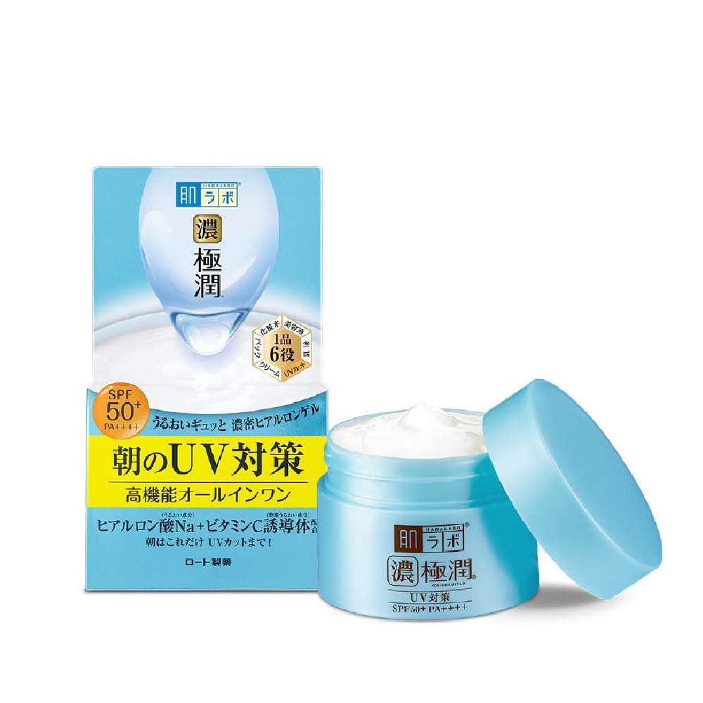 Kem dưỡng ẩm chống nắng ban ngày dạng gel Hada Labo Koi-Gokujyun UV White Gel SPF50+ PA++++ 90g