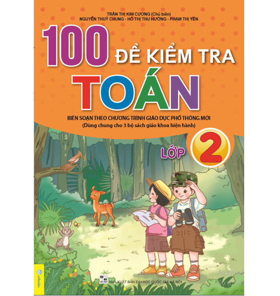 Sách - 100 Đề Kiểm Tra Toán 2 - Biên soạn theo chương trình GDPT mới - ndbooks
