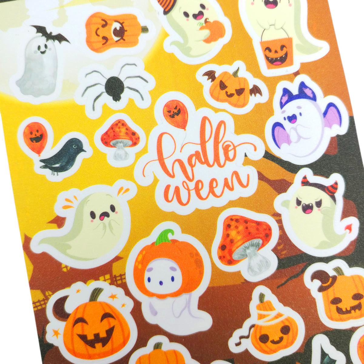 Sticker Kim Tuyến Halloween - Teenage KT-03 - Orange Halloween
