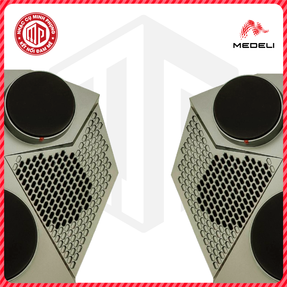 Bộ trống điện tử cao cấp/ Portable Drums/ Electronic Drum Kits/ Compact Digital Drums - Table Drums - Medeli DD309 - 7 pads - Hàng chính hãng