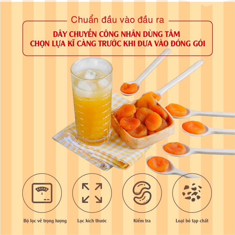 Mơ Khô Tự Nhiên Nhập Khẩu Thổ Nhĩ Kỳ 120G Dan-D Pak