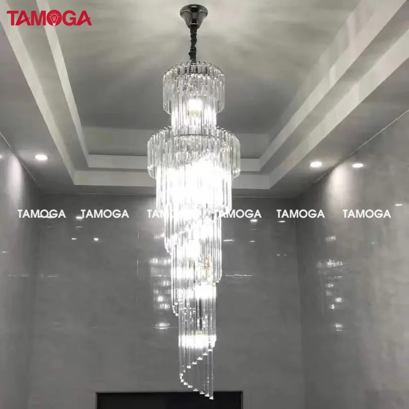 Đèn thả vòng phòng khách pha lê TAMOGA ISA MS011