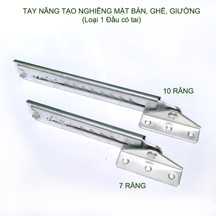 01 Thanh nâng, tạo độ nghiêng mặt bàn, ghế, giường làm bằng thép mạ chống gỉ