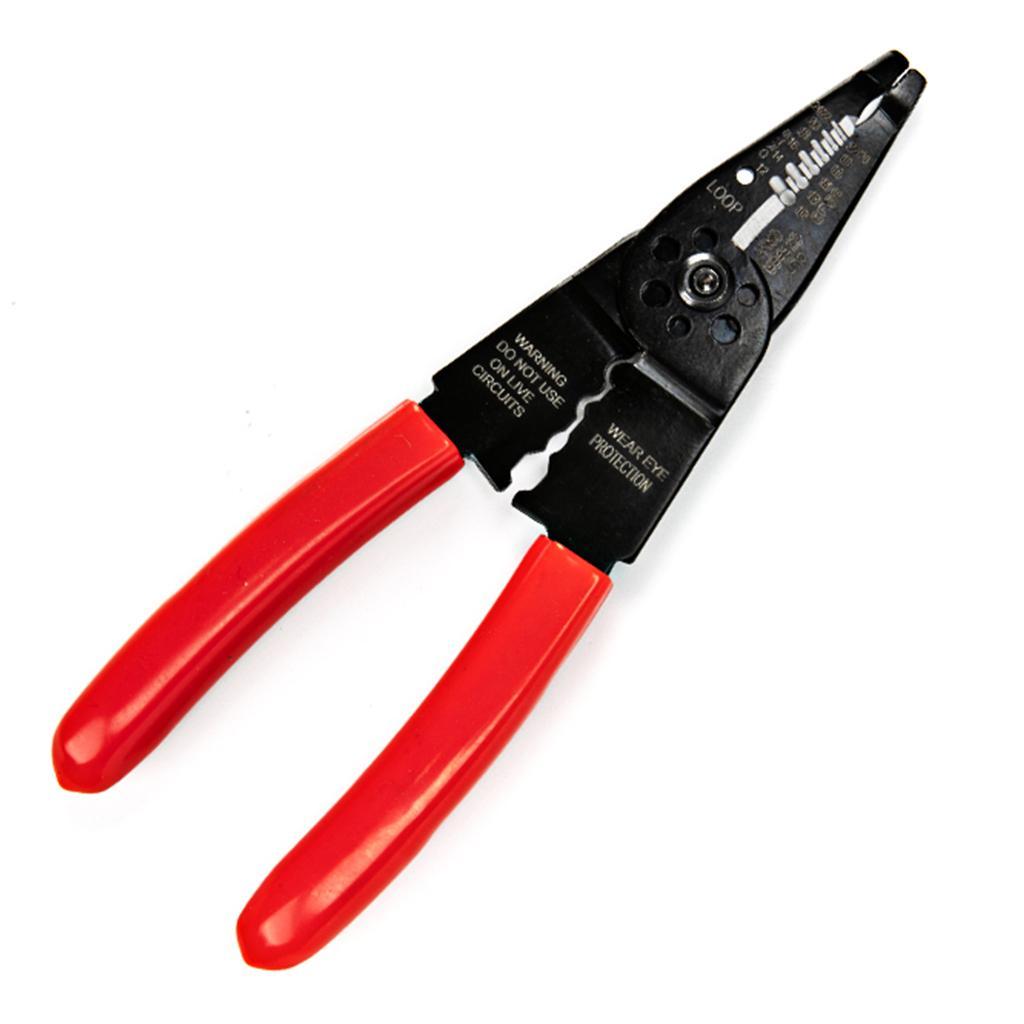 Multi-Tool 7 In 1 Wire Stripper Crimper Cutter Plier High Carbon Steel ,10-22 AWG