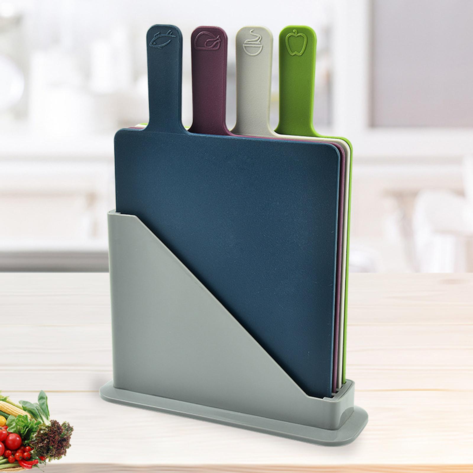 Small Chopping Board BPA Free Slot Storage for Camping Outdoor Kitchen