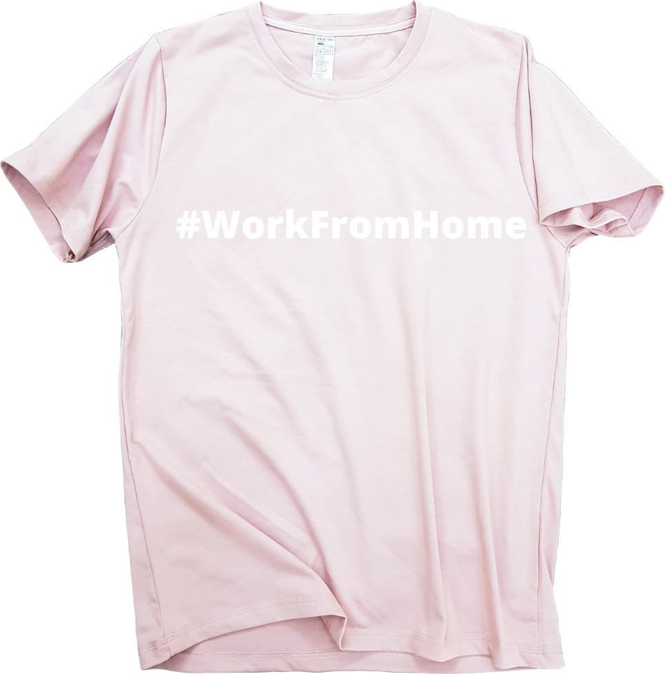 Áo thun nam nữ 80% Cotton Pink14