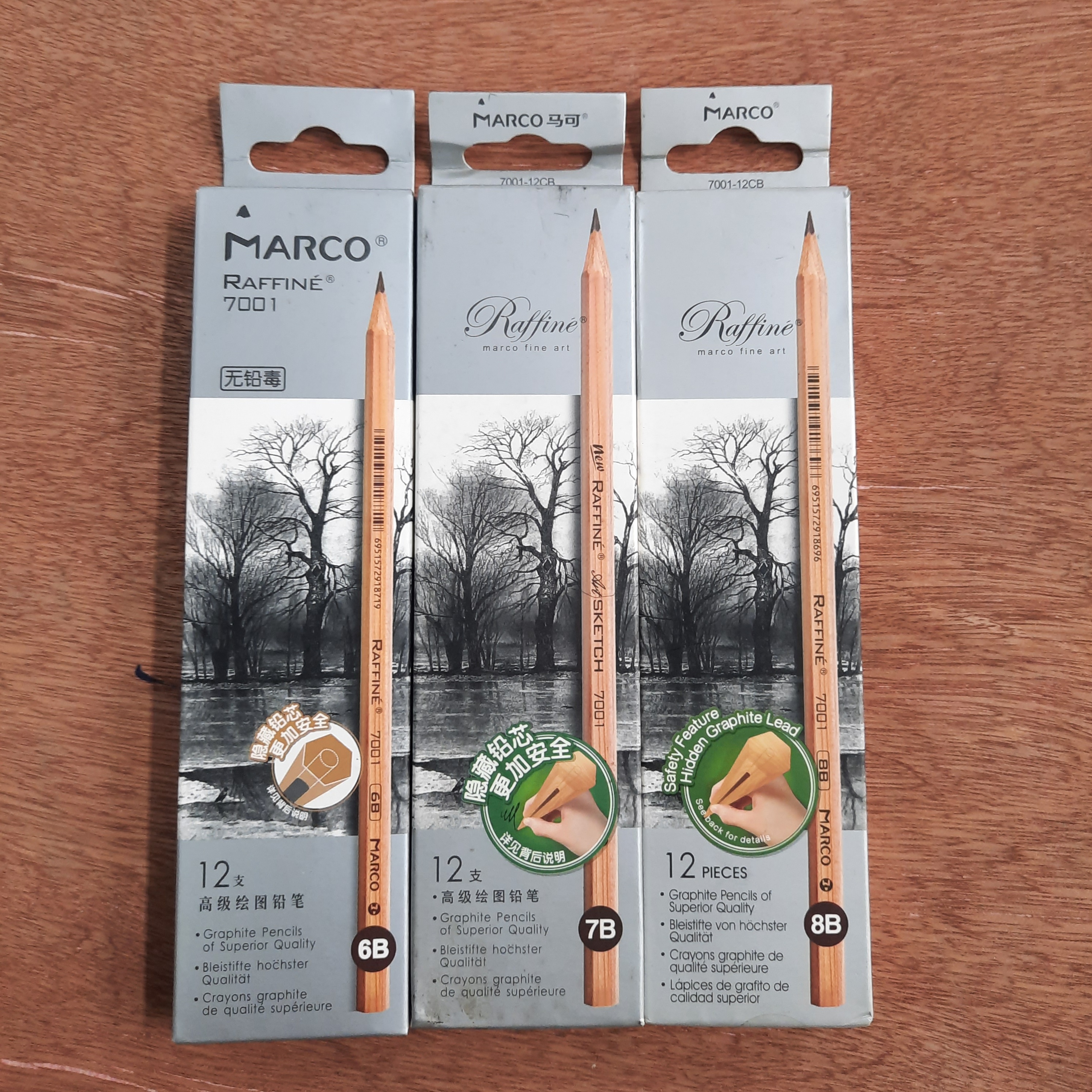 Bút chì gỗ marco 7001.