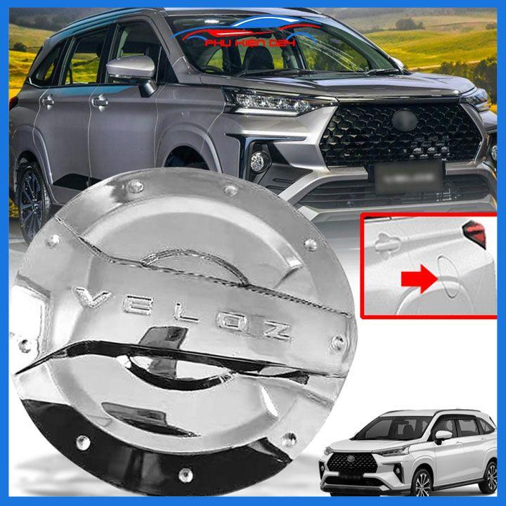 Ốp nắp xăng Veloz 2022-2023 mạ crom bảo vệ chống trầy trang trí ô tô