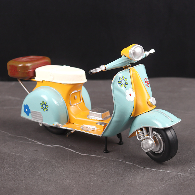 Mô Hình Vespa Cổ - Trang Trí Nghệ Thuật Vintage, Trang Trí Để Bàn, Kệ Tủ