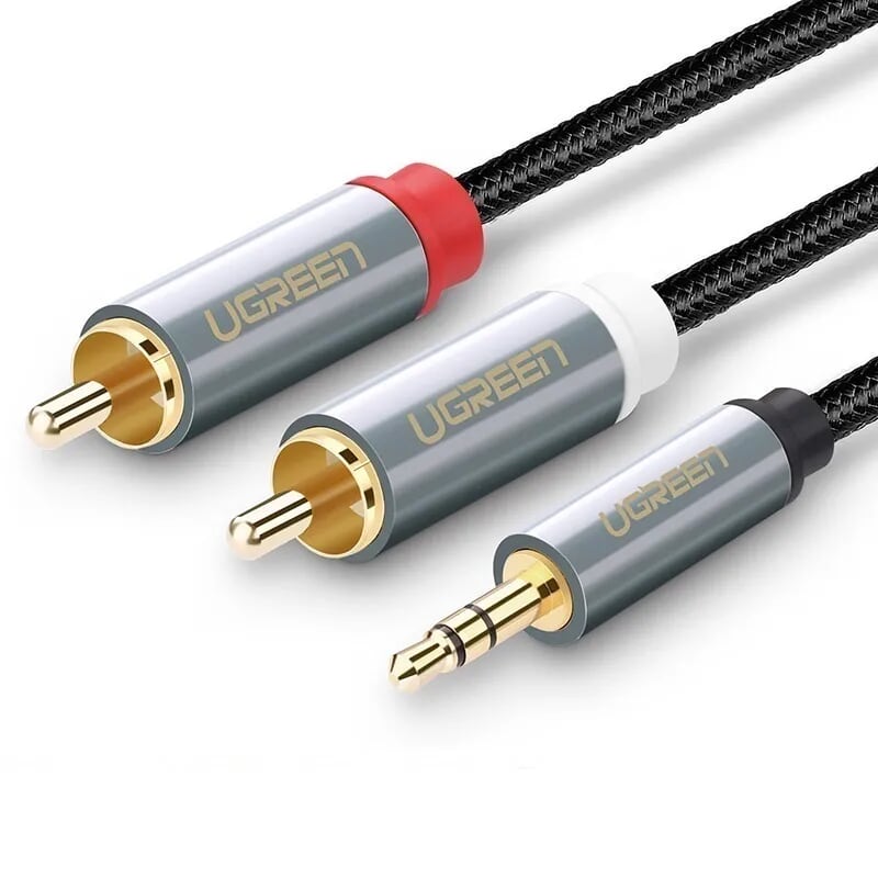 UGREEN 3.5Mm Ra 2Rca Stereo Audio Cáp 2M Av135-40843