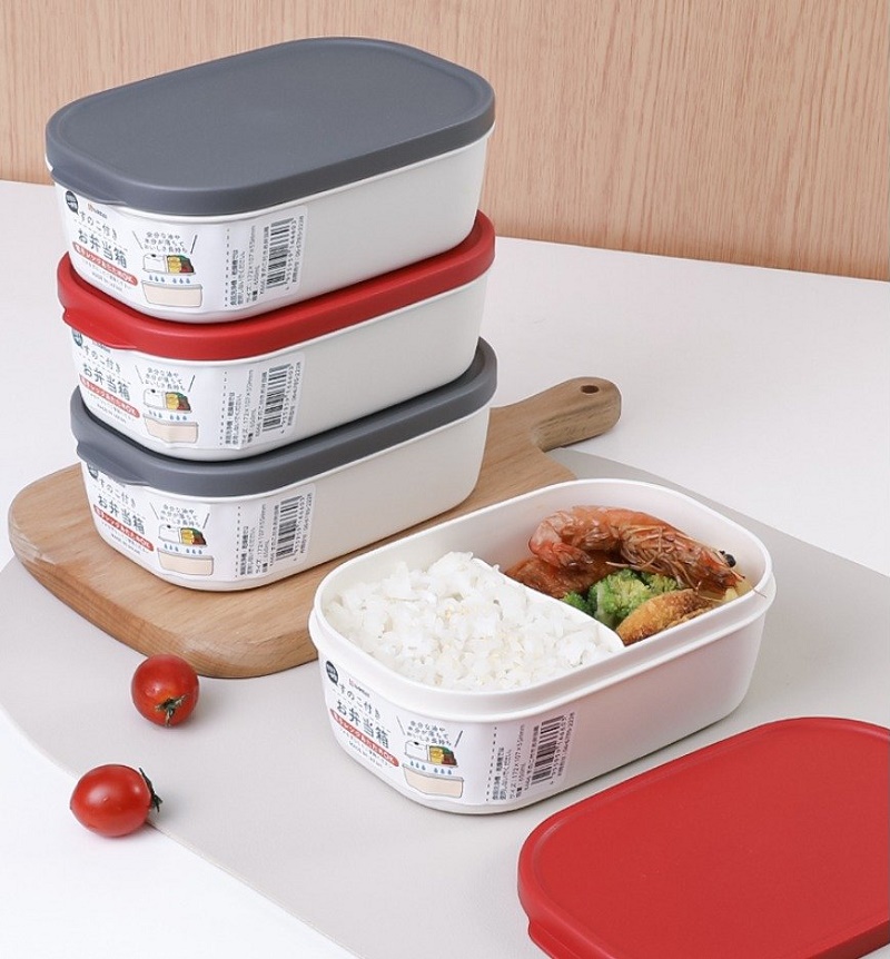 Hộp cơm trưa có vách chia ngăn Nakaya 650m - Hàng Nội Địa Nhật Bản