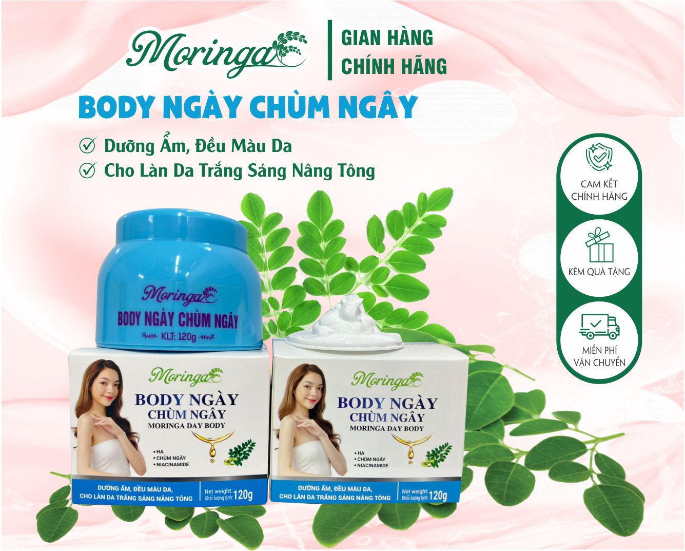 KEM BODY TRẮNG DA CHÙM NGÂY 120G