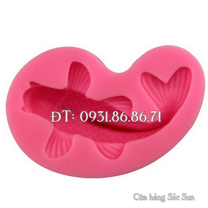 Khuôn silicon cá chép Koi Nhật Bản - Mã số 1304