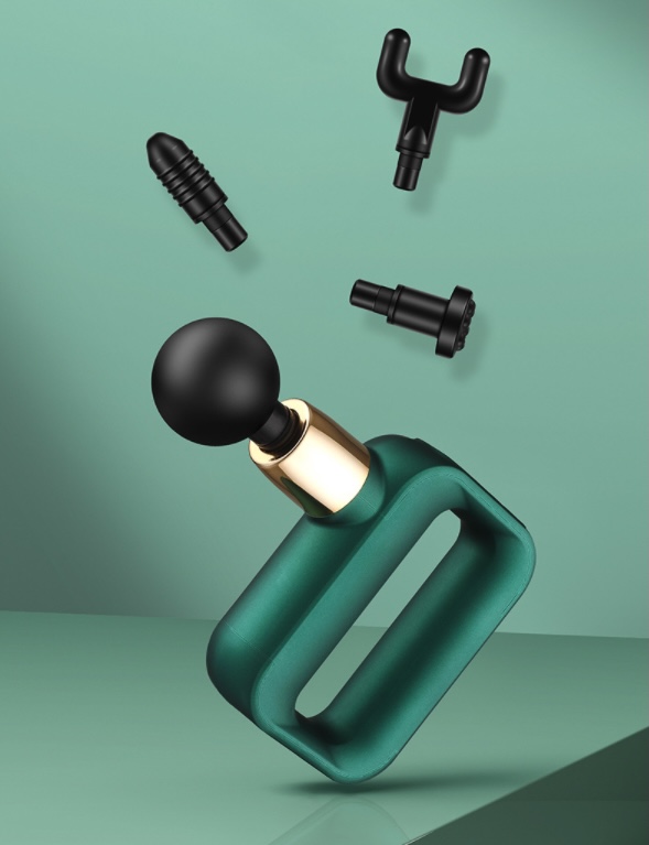 MÁY MASSAGE CẦM TAY SĂN CHẮC CƠ THỂ OSHOCK GREEN