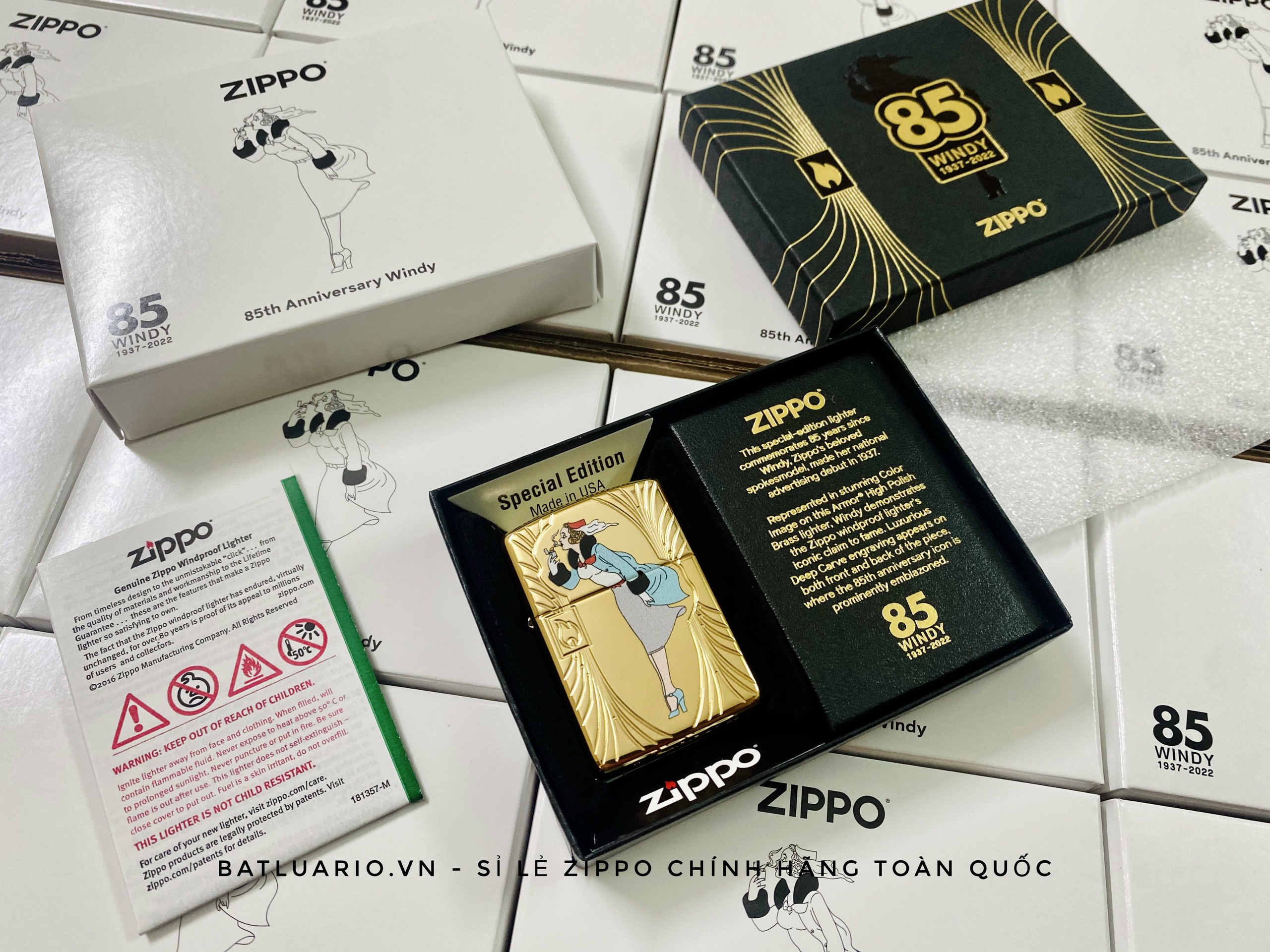 Bật Lửa Zippo 48413 – Zippo Windy 85th Anniversary Collectible