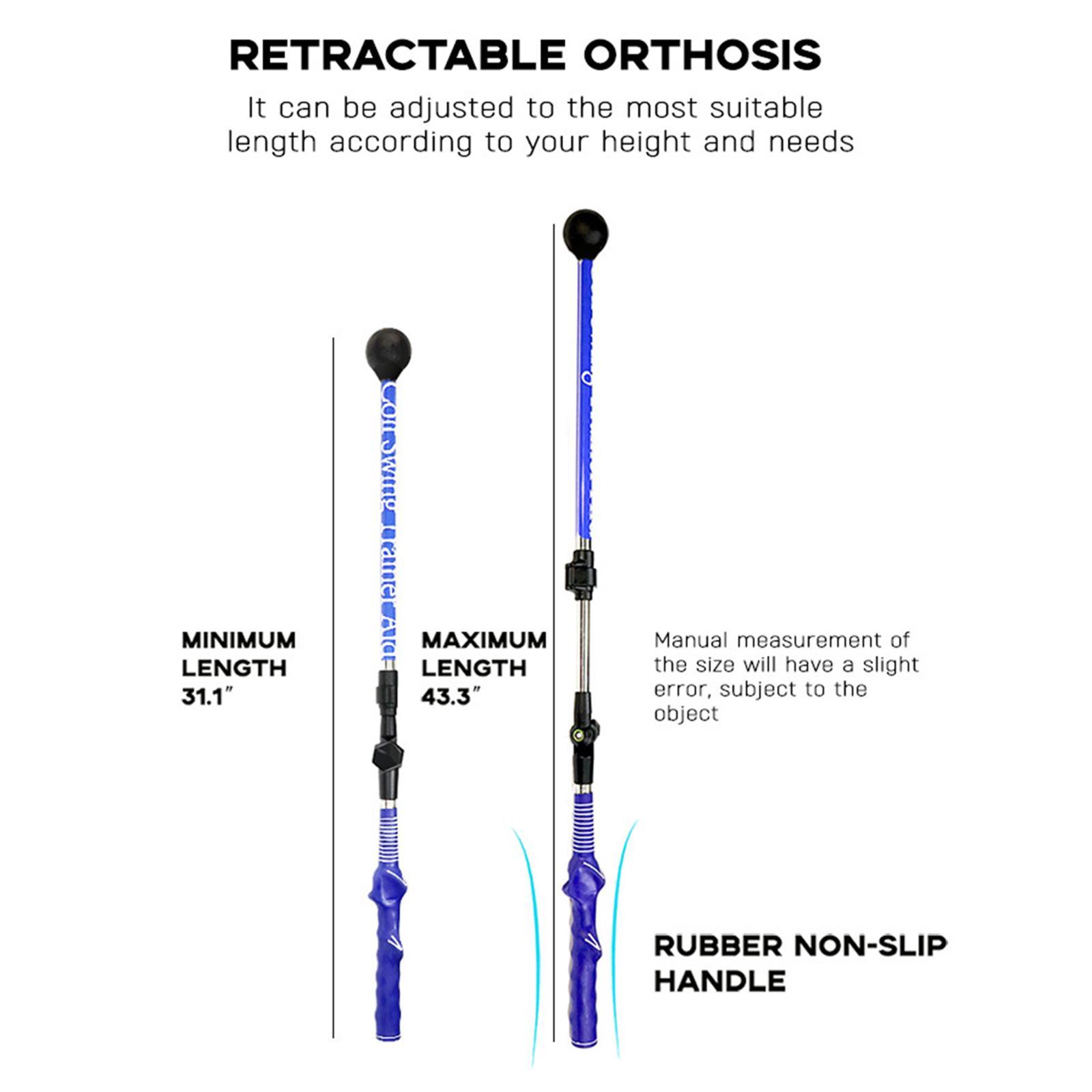 Golf Training Aid, Golf Swing Trainer, Golf Training Equipment, Golf Swing Motion Trainer, Golf Posture Correction Improving Gesture