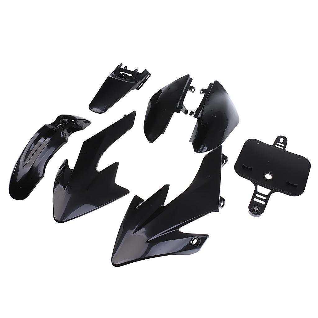 Motorcycle Dirt Bike Body  Guard for CRF50 CRF  SDG Black