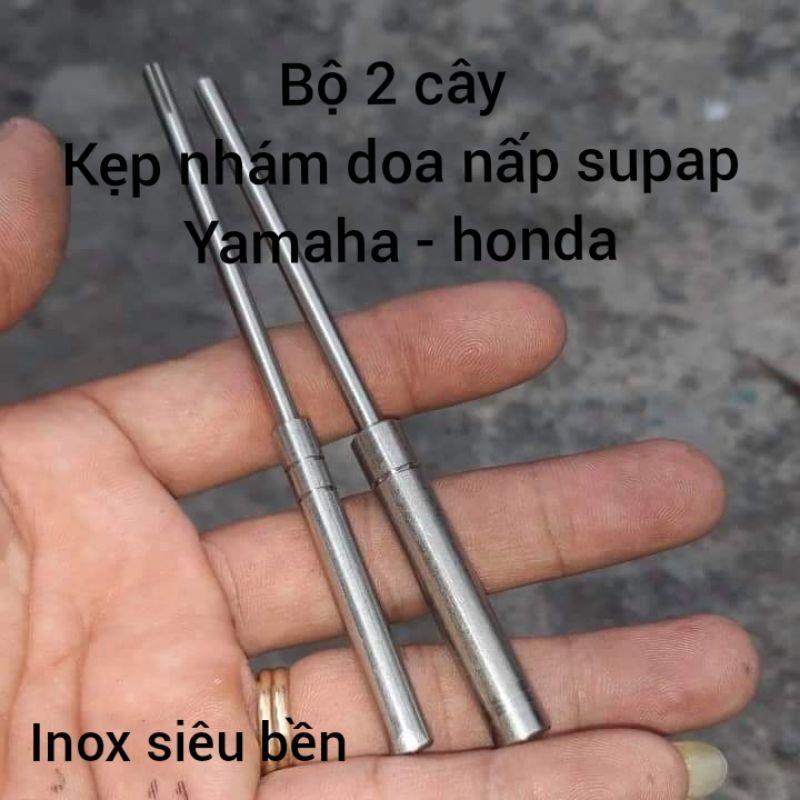 Bộ 2 cây kẹp giấy nhám doa miệng nấp dành cho xe supap yamaha và honda