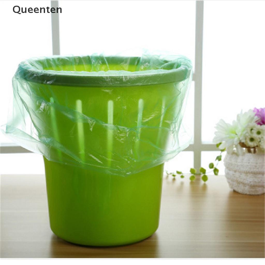 Queenten 1roll 50*60CM Garbage Bags Thick Convenient Environmental Cleaning Waste Bag Plastic Trash Bags QT