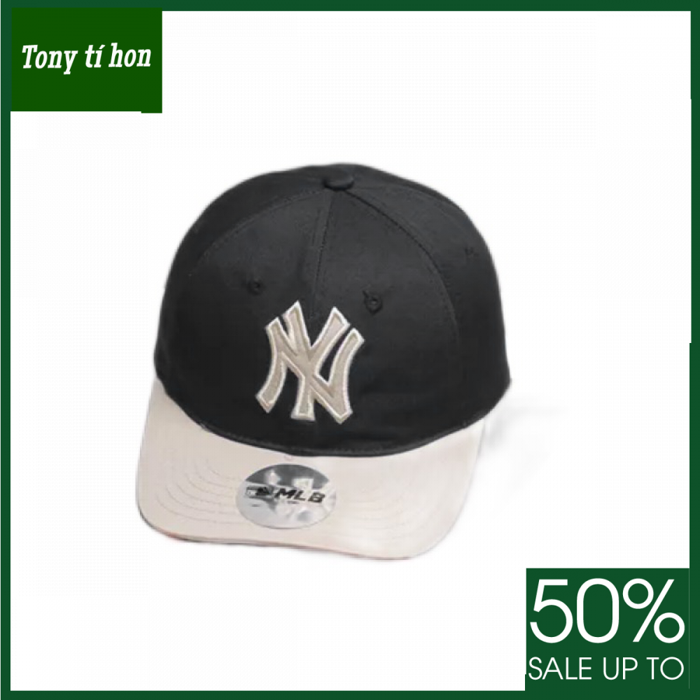 Tony tí hon - Mũ/nón kết lưỡi trai thời trang nam nữ N.Y Yankees khóa trượt hàng hiệu cao cấp - màu đen - freeship