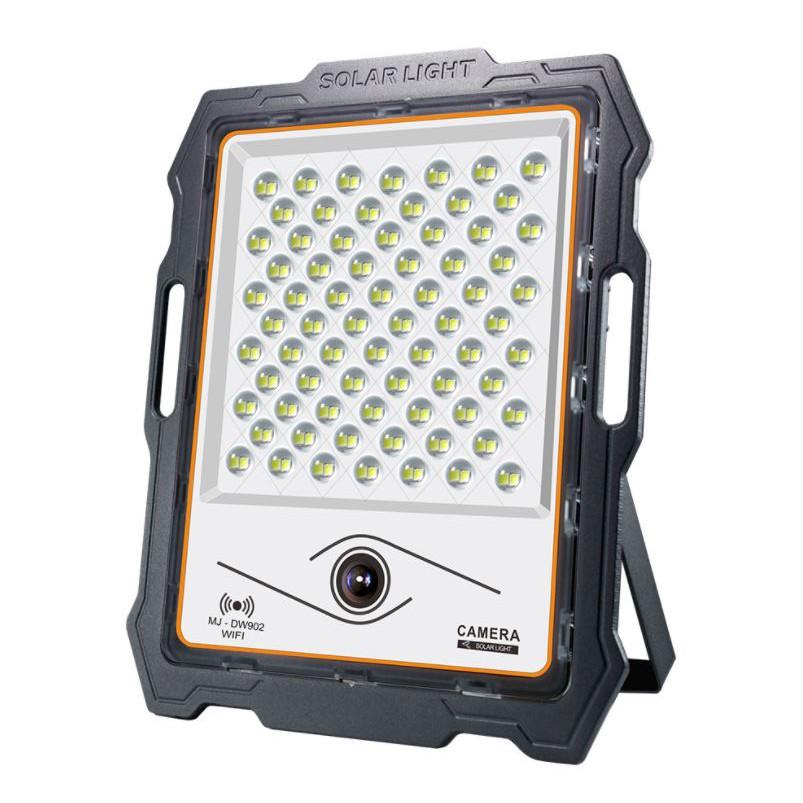 Camera Tích Hợp Đèn Pha Led Năng Lượng Mặt Trời Kết Nối Wifi Không Dây 100W