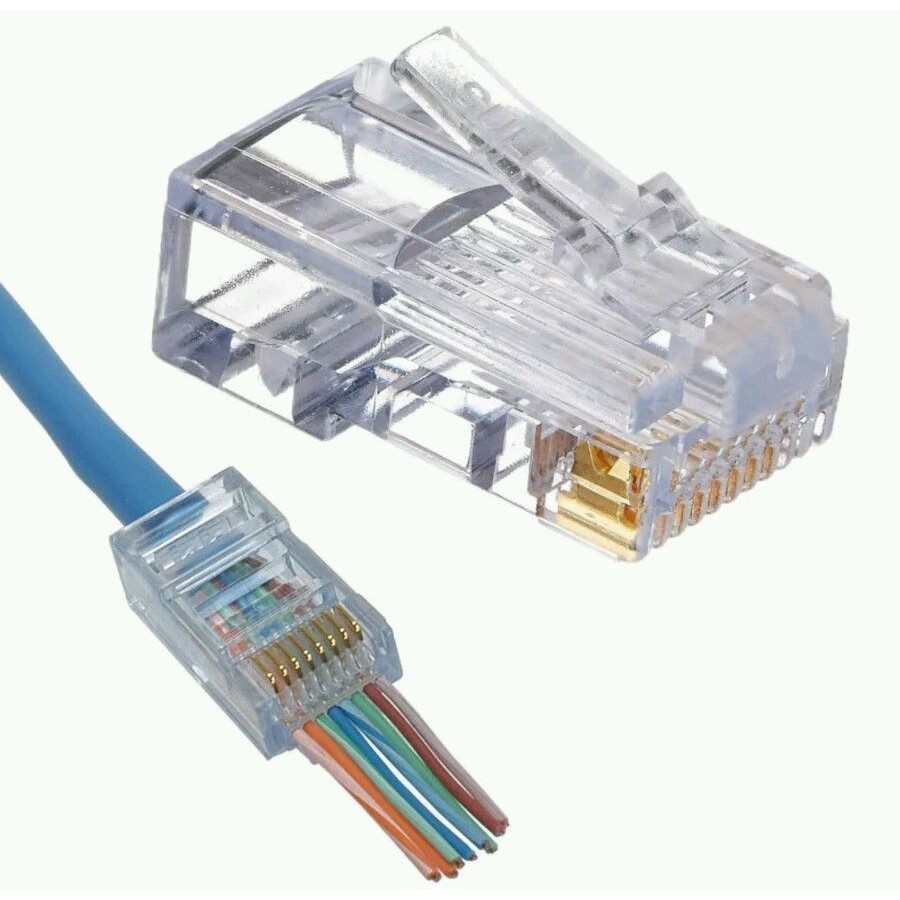 Hạt mạng xuyên thấu RJ45 Cat5e - Hàng nhập khẩu