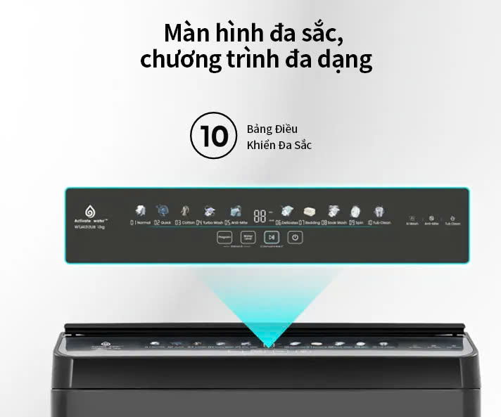 Máy Giặt Hisense 13kg WTJH1313UB Giặt thông minh AI tiết kiệm điện và nước, bảo hành 2 năm - HÀNG CHÍNH HÃNG