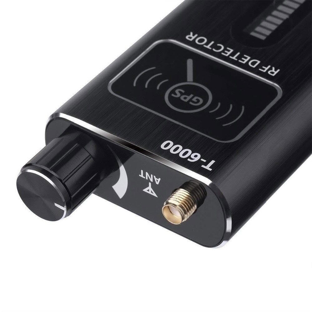 ROGTZ - RF Detector T6000 - Máy dò phát hiện Camera ẩn Máy ghi âm Máy nghe trộm Sóng wifi GPS Tín hiệu điện thoại Độ nhạy cao Phạm vi dò rộng 1MHz - 8000MHz Pin Lithium dung lượng cao 10-15h Nhỏ gọn Đơn giản Dễ sử dụng Oto Khách sạn - Hàng Chính Hãng