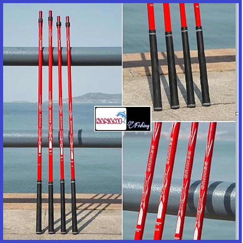 Vợt Vớt Cá Cacbon Cao Cấp Sanami Fishing -Vành tròn gấp gọn chuyên dụng câu đài câu đơn vợt vớt cá, vợt xúc cá