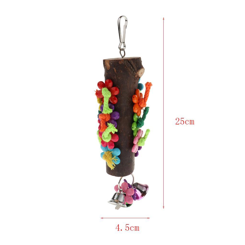 Swing Bite Toy Hanging Cage Chewing Toy for Pet Parrot Birds Chew Climbing