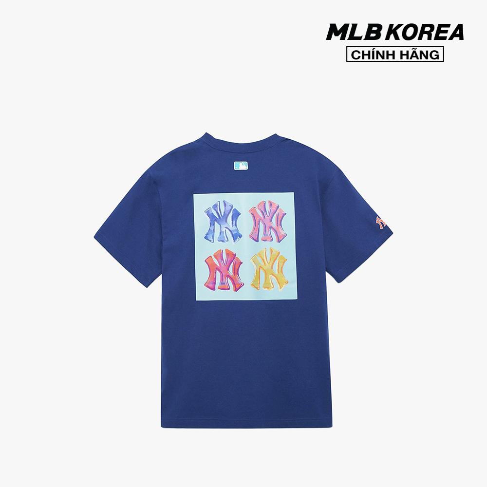 MLB - Áo thun unisex cổ tròn tay ngắn phối logo trẻ trung 3ATSL0233