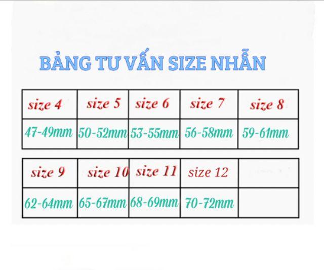 Nhẫn nam inox kiểu mặt trơn