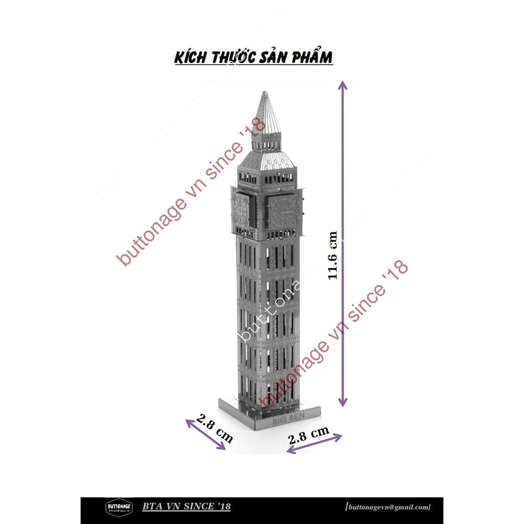 Mô Hình Lắp Ráp 3d Tháp Đồng Hồ Big Ben