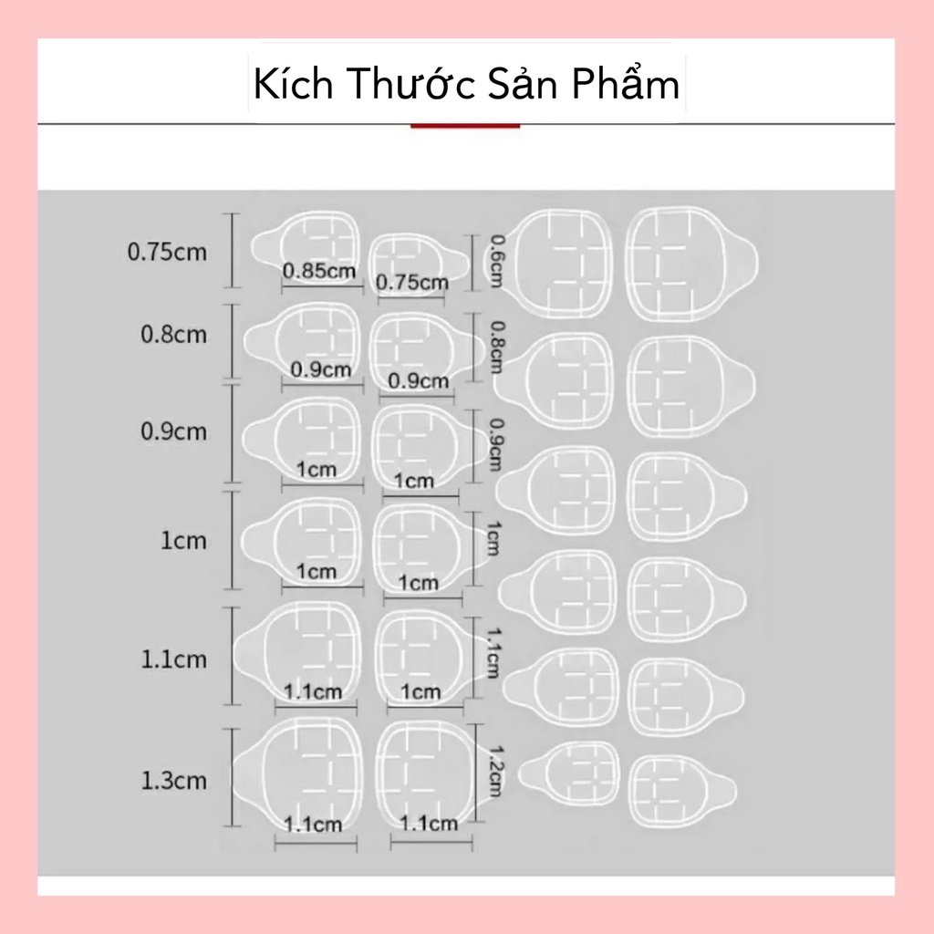 Keo Dán Móng Giả gồm 24 miếng