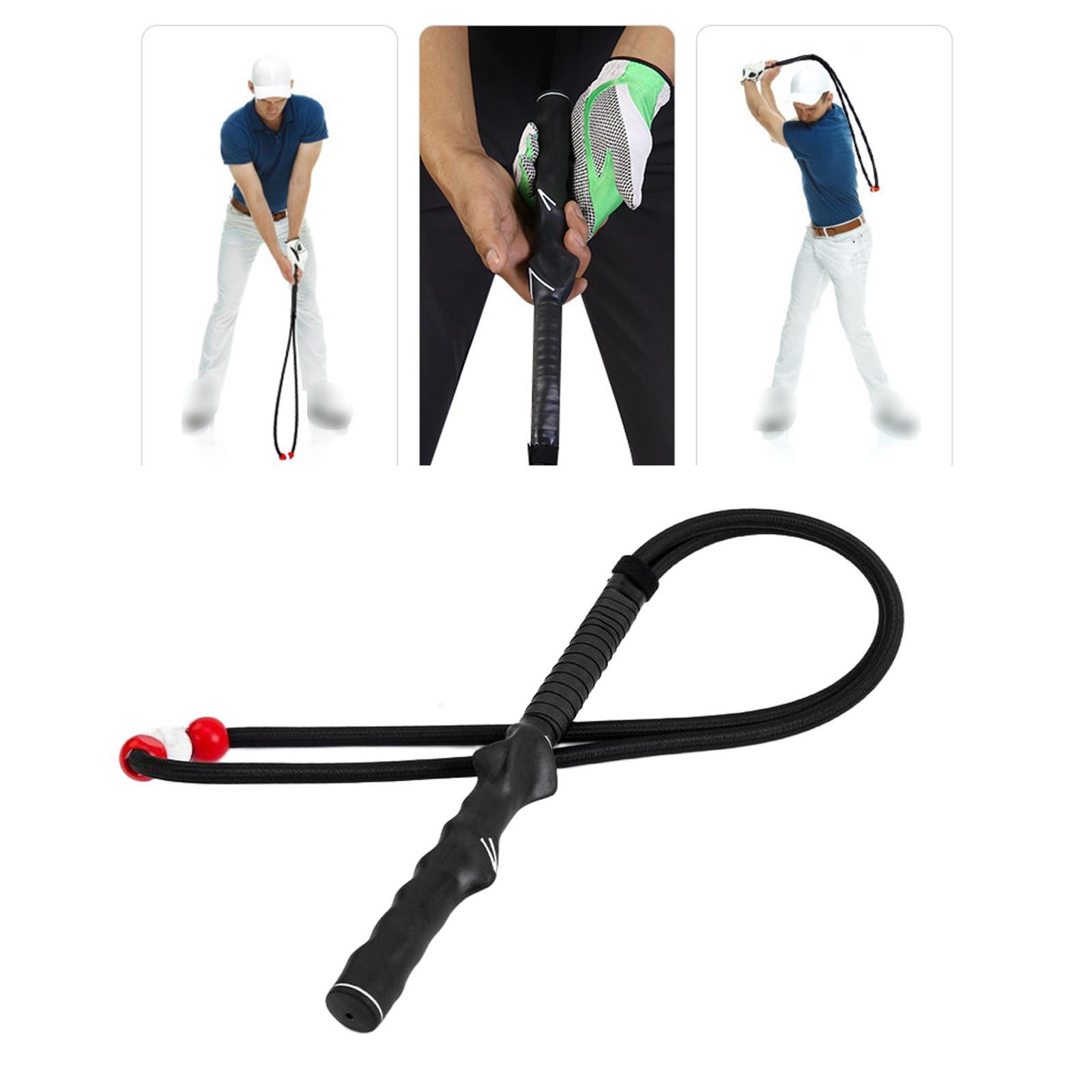Portable Golf Swing Training Aid Practice Rope Trainer for Women Men