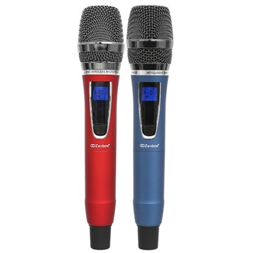 Cặp micro không dây Zenbos MZ-212 kết nối 50m(Hàng Chính Hãng)