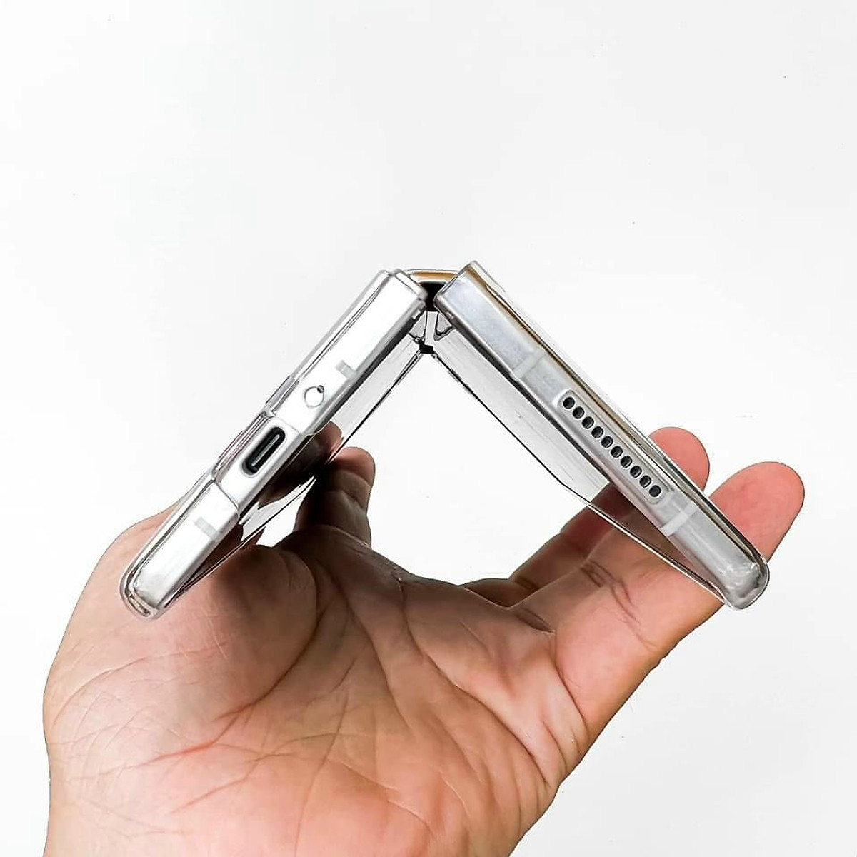 Ốp lưng cho Samsung Galaxy Z Fold 4 trong suốt chống sốc hiệu Likgus Thom Brow - hàng nhập khẩu