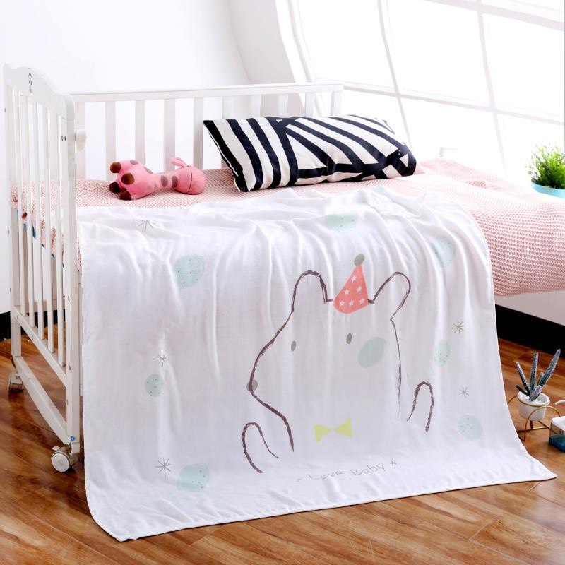 Chăn Lụa 4 Lớp Thấm Nước Siêu Mềm Hàng Cao Cấp Cho Bé