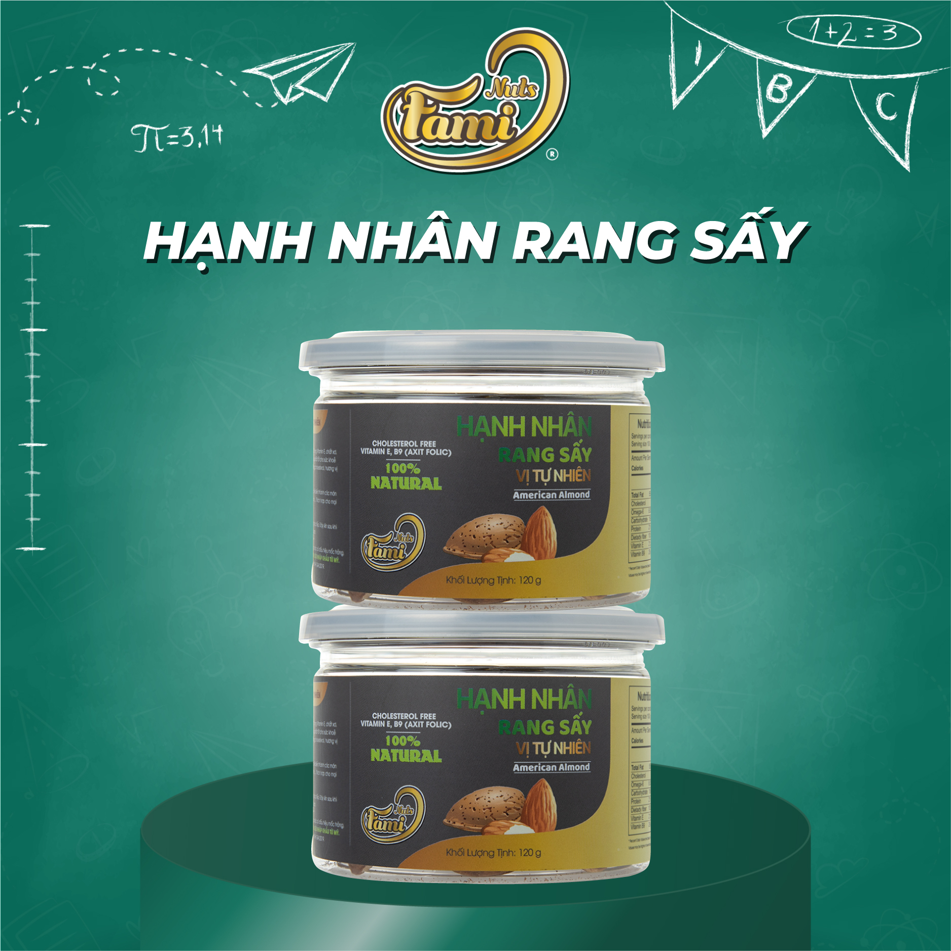 Hạnh Nhân Fami Hũ  (120g)