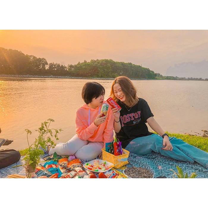 Thảm picnic gấp gọn, Thảm dã ngoại, Khăn tấm trải du lịch chụp ảnh picnic, trải bàn ăn kẻ caro, Thảm chụp ảnh