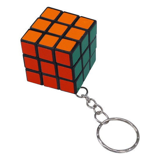 MÓC KHÓA RUBIK 3X3, CÓ THỂ XOAY ĐƯỢC KHỐI LẬP PHƯƠNG (Giao Hàng Theo Mẫu Ngẫu Nhiên)